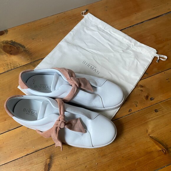 Alexandre Birman Clarita Sneaker Suede Nude - Picture 2 of 6